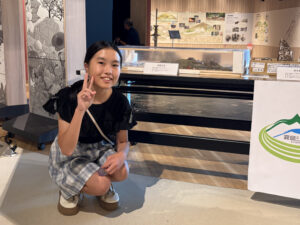 霧島ジオパーク作品展受賞者来る。